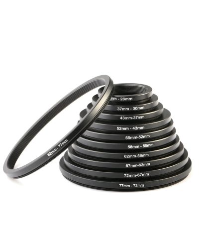 K&F Concept 11 in 1 Step Down Ring Set