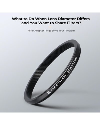 K&F Concept 11 in 1 Step Down Ring Set