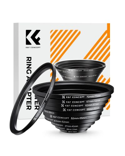K&F Concept 11 in 1 Step Up Ring Set