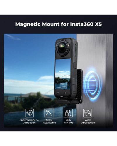 K&F Concept Magnetic Mount Stand for Insta360 X5 K&F Concept Magnetic Mount Stand for Insta360 X5