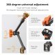 K&F Concept 11-Inch Magic Arm with 1/4-Inch Screw & 360° Ball Heads for Monitor LED Light & Camera Rig K&F Concept 11-Inch Magic Arm with 1/4-Inch Screw & 360° Ball Heads for Monitor LED Light & Camera Rig