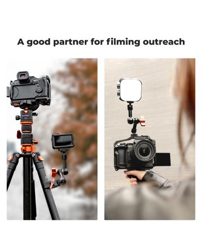 K&F Concept 6-Inch Magic Arm with 1/4-Inch Screw & 360° Ball Head for Monitor LED Light K&F Concept 6-Inch Magic Arm with 1/4-Inch Screw & 360° Ball Head for Monitor LED Light