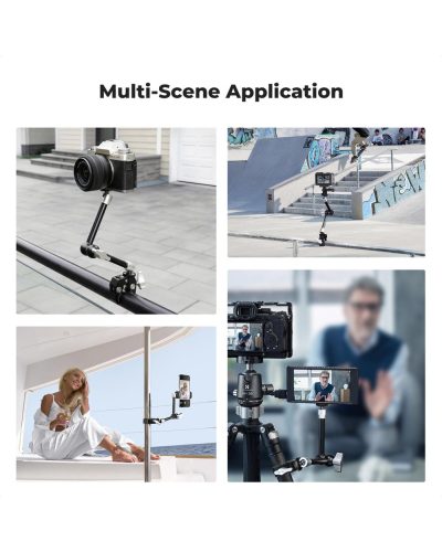 K&F Concept 9.8-Inch Magic Arm Clamp Kit with Dual 360° Ball Heads for Monitor Light & Camera Rig K&F Concept 9.8-Inch Magic Arm Clamp Kit with Dual 360° Ball Heads for Monitor Light & Camera Rig