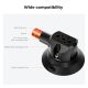 K&F Concept 3-Inch Suction Cup Mount with Double Ball Head Magic Arm 1/4-Inch Screw for Car & Action Camera