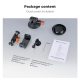 K&F Concept 3-Inch Suction Cup Mount with Double Ball Head Magic Arm 1/4-Inch Screw for Car & Action Camera