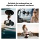 K&F Concept 6-Inch Suction Cup Camera Mount with Magic Arm ARRI & 1/4-Inch 3/8-Inch Threads for Car & Action Camera