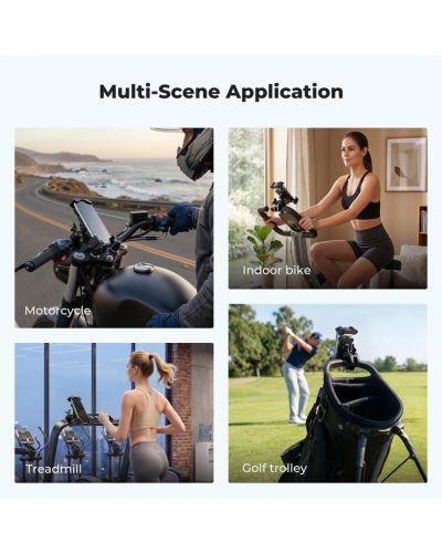K&F Concept Motorcycle Phone Mount with 360° Adjustable Handlebar Clamp for 4.7-Inch–6.9-Inch Phones K&F Concept Motorcycle Phone Mount with 360° Adjustable Handlebar Clamp for 4.7-Inch–6.9-Inch Phones