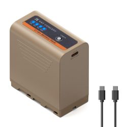 K&amp;F Concept 10500mAh Replacement USB-C Battery for NP-F970 PD 20W Two-Way Fast Charging