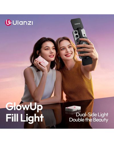 Ulanzi GL01 GlowUp Fill Light for Smartphone (Noir Black) Ulanzi GL01 GlowUp Fill Light for Smartphone (Noir Black)