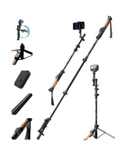 TELESIN TrekShot 3in1 Carbon Fiber Selfie Stick TELESIN TrekShot 3in1 Carbon Fiber Selfie Stick