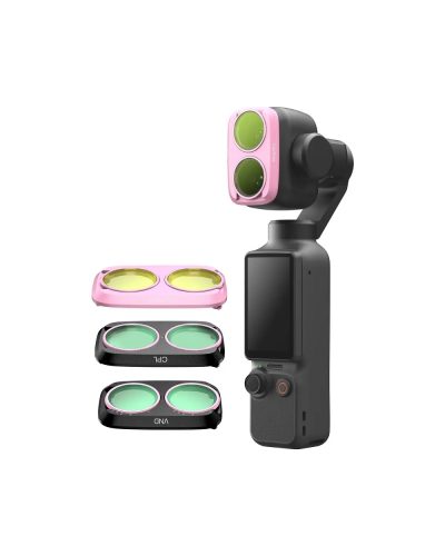 TELESIN Cool Rose+CPL+VND Filter Kit for DJI Oamo Pocket 4P