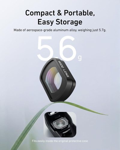 TELESIN Wide-Angle Lens for DJI Osmo Pocket 3/4 TELESIN Wide-Angle Lens for DJI Osmo Pocket 3/4