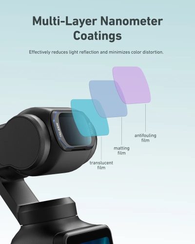 TELESIN ND 256 Filter for DJI Osmo Pocket 3/4 TELESIN ND 256 Filter for DJI Osmo Pocket 3/4