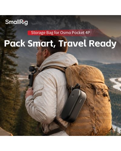 SmallRig Storage Bag for DJI Osmo Pocket 4P/Insta360 Luna Ultra SmallRig Storage Bag for DJI Osmo Pocket 4P/Insta360 Luna Ultra