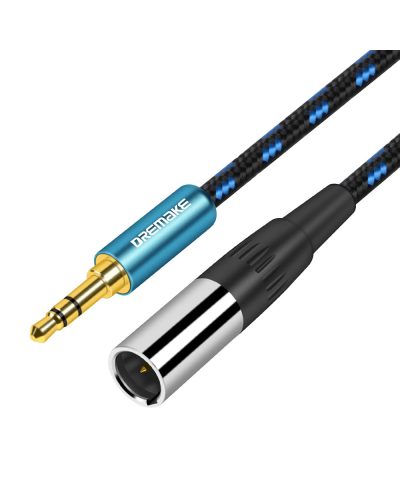 3Pin Mini XLR to Jack 3.5mm Plug Stereo Audio Balanced Cable 1.5M
