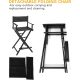 Directors Chair Folding Makeup Artist Portable Foldable Aluminum Chair With Carrying Bag 