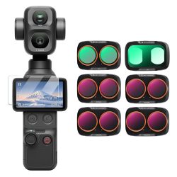 K&amp;F Concept UV+CPL+ND16/PL+ND32/PL+ND64/PL+ND256/PL Filter Set for DJI Osmo Pocket 4P 