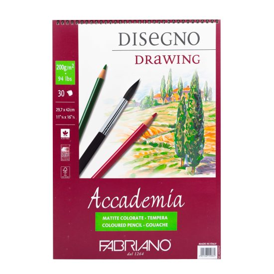 فبريانو دفتر رسم – مثالي للملاحظات المدرسية وكتابة اليوميات والرسم وأعمال المكتب