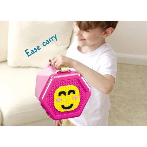سلوبان مكعبات بناء - 348 قطعة، متعدد الألوان – مثالي للعب البناء العملي الذي ينمّي التركيز والمهارات الحركية الدقيقة