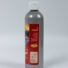 كلاس ألوان أكريليك - فضي – مثالي للتلوين والرسم والأعمال اليدوية في المدرسة أو المنزل - طقم من 12 قطعة