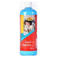 كلاس ألوان تمبرا - أزرق – مثالي للتلوين والرسم والأعمال اليدوية في المدرسة أو المنزل - طقم من 6 قطعة