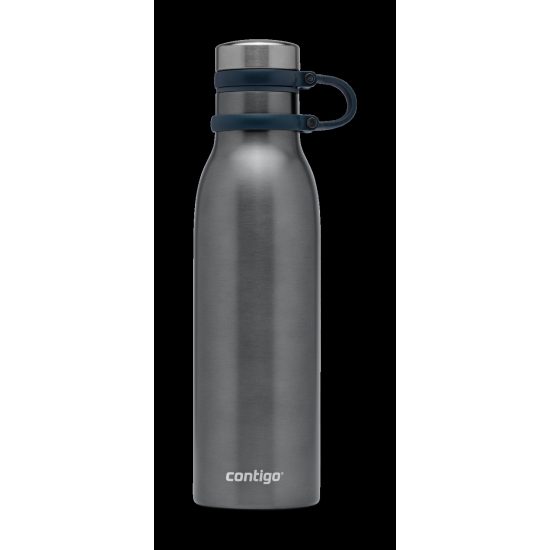 زمزمية مياه كونتيجو - ستانلس ستيل، رمادي – مثالي للمدرسة والنادي الرياضي والاستخدام اليومي للترطيب أثناء التنقل زمزمية مياه كونتيجو - ستانلس ستيل، رمادي – مثالي للمدرسة والنادي الرياضي والاستخدام اليومي للترطيب أثناء التنقل