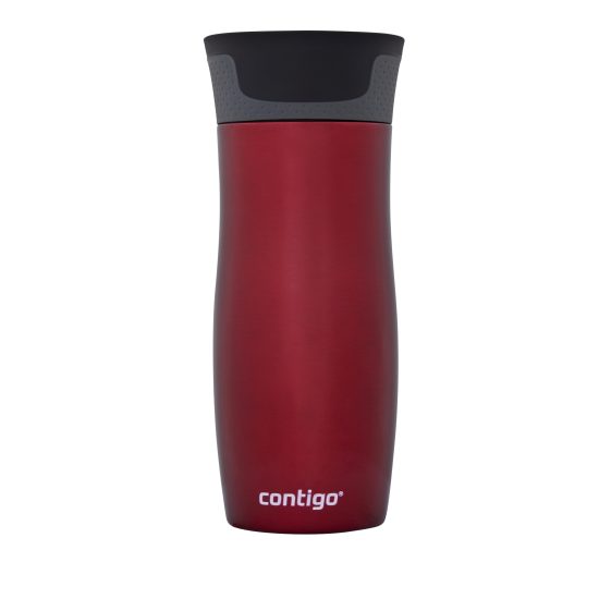 زمزمية مياه كونتيجو - 470 مل، ستانلس ستيل، عنابي – مثالي للمدرسة والنادي الرياضي والاستخدام اليومي للترطيب أثناء التنقل