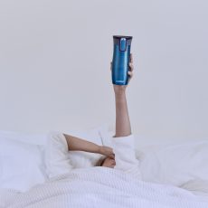 زمزمية مياه كونتيجو - 470 مل، ستانلس ستيل، أزرق – مثالي للمدرسة والنادي الرياضي والاستخدام اليومي للترطيب أثناء التنقل