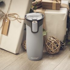 زمزمية مياه كونتيجو - 470 مل، ستانلس ستيل، رمادي – مثالي للمدرسة والنادي الرياضي والاستخدام اليومي للترطيب أثناء التنقل