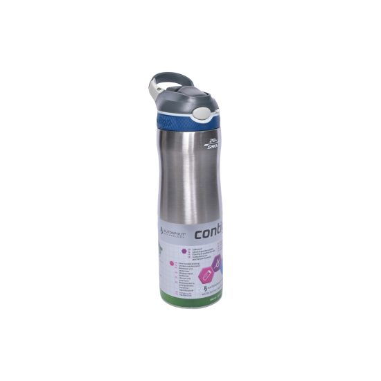 زمزمية مياه كونتيجو - ستانلس ستيل – مثالي للمدرسة والنادي الرياضي والاستخدام اليومي للترطيب أثناء التنقل