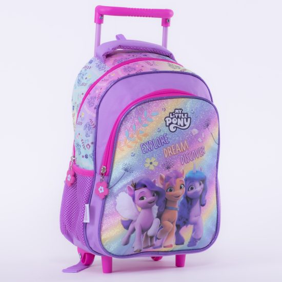 شنطة ترولي مدرسية - 13 بوصة – مثالي للذهاب إلى المدرسة والتنقل اليومي وحمل الأغراض