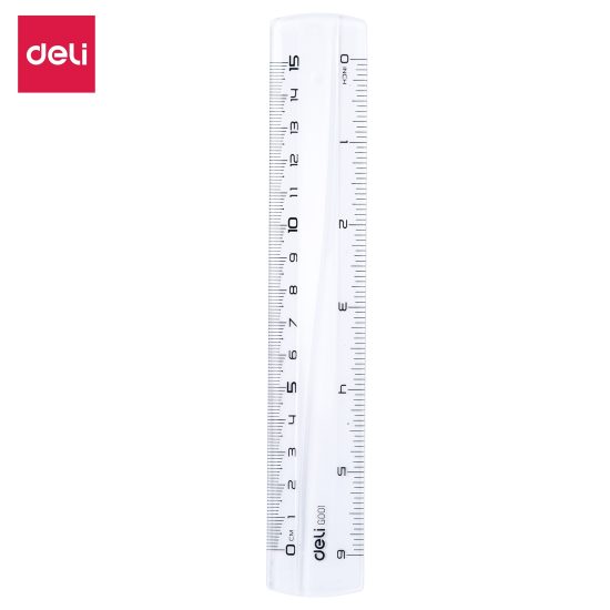 ديلي مسطرة 15cm - شفاف، بلاستيك – مثالي لأعمال المكتب والمشاريع المدرسية ومهام المكتب اليومية - طقم من 30 قطعة