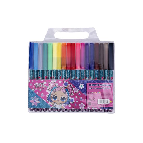 إل أو إل طقم أقلام ماركر - 18 ألوان – مثالي للملاحظات المدرسية وأعمال المكتب والكتابة اليومية - طقم من 12 قطعة إل أو إل طقم أقلام ماركر - 18 ألوان – مثالي للملاحظات المدرسية وأعمال المكتب والكتابة اليومية - طقم من 12 قطعة