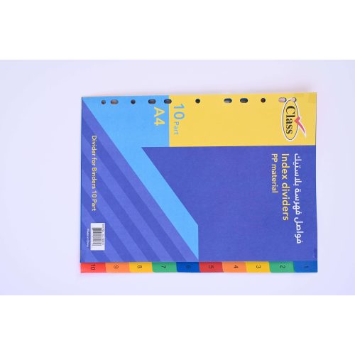 كلاس طقم ألوان رسم - بلاستيك – مثالي للتلوين والرسم والأعمال اليدوية في المدرسة أو المنزل - طقم من 10 قطعة