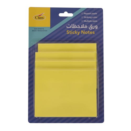 كلاس ورق لاصق ملاحظات - 3×4 سم – مثالي للاستخدام اليومي في المدرسة أو المنزل أو المكتب - طقم من 12 قطعة