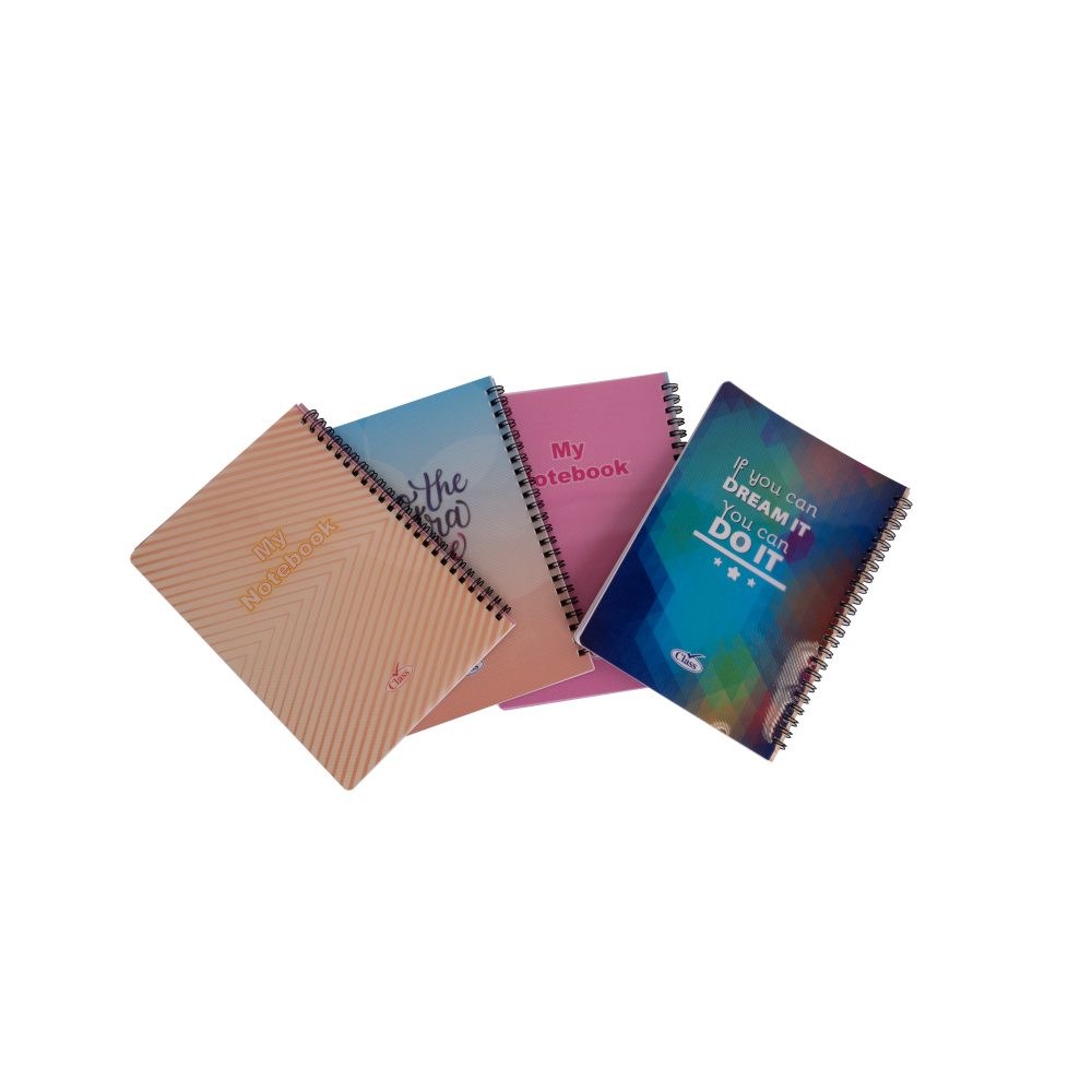 كلاس دفتر - 40 ورقة – مثالي للملاحظات المدرسية وكتابة اليوميات والرسم وأعمال المكتب - طقم من 48 قطعة