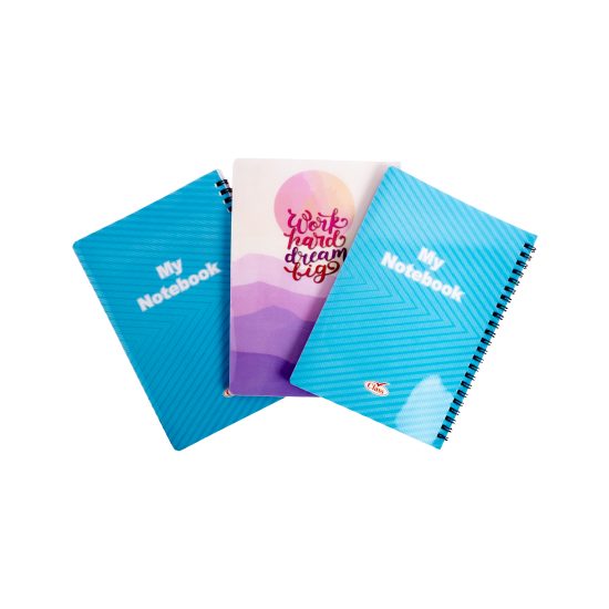 كلاس دفتر - 60 ورقة – مثالي للملاحظات المدرسية وكتابة اليوميات والرسم وأعمال المكتب - طقم من 48 قطعة