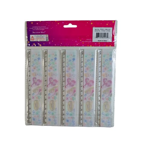 الاميرات مسطرة 15cm – مثالي لأعمال المكتب والمشاريع المدرسية ومهام المكتب اليومية - طقم من 12 قطعة