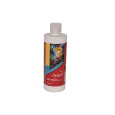 كلاس ألوان أكريليك - أبيض – مثالي للتلوين والرسم والأعمال اليدوية في المدرسة أو المنزل - طقم من 12 قطعة