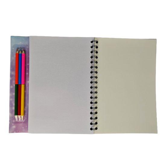 فروزن دفتر رسم – مثالي للملاحظات المدرسية وكتابة اليوميات والرسم وأعمال المكتب - طقم من 12 قطعة