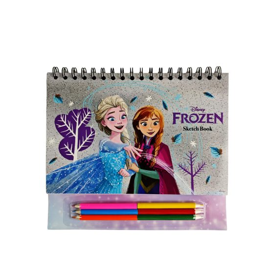 فروزن دفتر رسم – مثالي للملاحظات المدرسية وكتابة اليوميات والرسم وأعمال المكتب - طقم من 12 قطعة