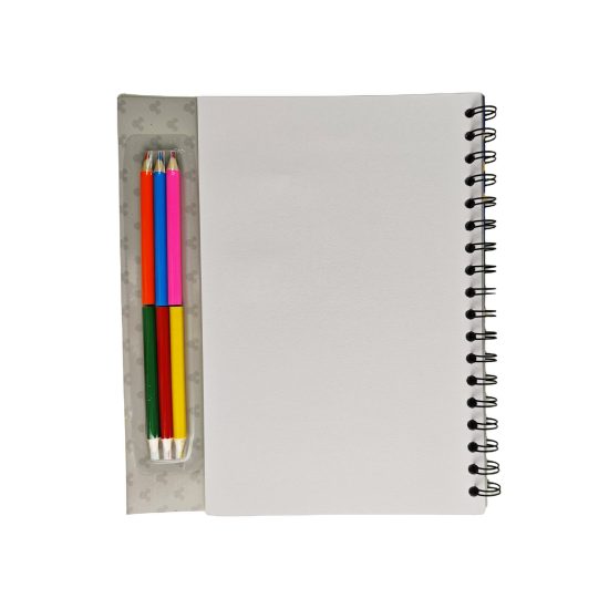 ميكي ماوس دفتر رسم – مثالي للملاحظات المدرسية وكتابة اليوميات والرسم وأعمال المكتب - طقم من 12 قطعة