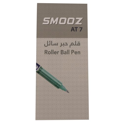 سموز قلم جل - أخضر – مثالي للملاحظات المدرسية وأعمال المكتب والكتابة اليومية - طقم من 10 قطعة