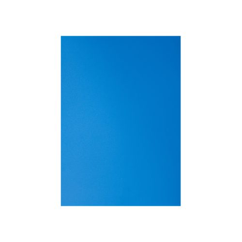 كلاس غلاف تجليد - بلاستيك، أزرق – مثالي للاستخدام اليومي في المدرسة أو المنزل أو المكتب - طقم من 50 قطعة