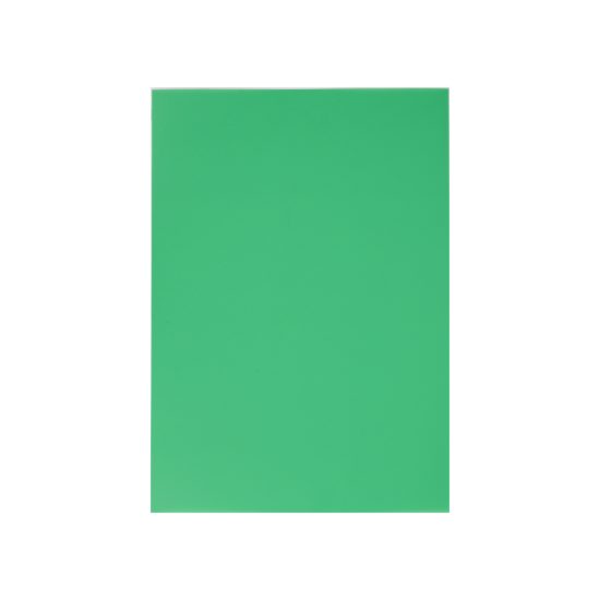 كلاس غلاف تجليد - بلاستيك، أخضر – مثالي للاستخدام اليومي في المدرسة أو المنزل أو المكتب - طقم من 50 قطعة