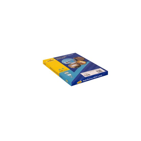 كلاس ليبل لاصق - 70×37 سم – مثالي للتغليف والأعمال اليدوية ومهام المكتب أو المدرسة اليومية - طقم من 100 قطعة