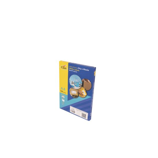 كلاس ليبل لاصق - 70×25.4 سم – مثالي للتغليف والأعمال اليدوية ومهام المكتب أو المدرسة اليومية - طقم من 100 قطعة