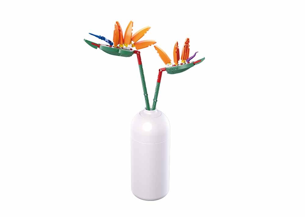 سلوبان مكعبات بناء - 140 قطعة، وردي – مثالي للعب البناء العملي الذي ينمّي التركيز والمهارات الحركية الدقيقة