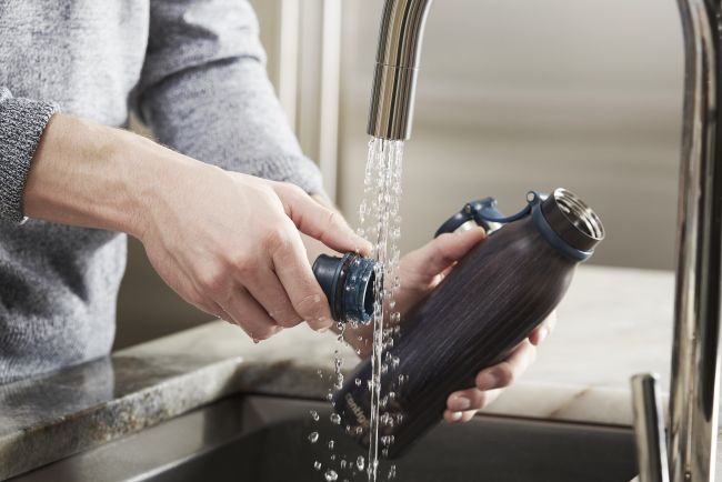 زمزمية مياه كونتيجو - 590 مل، ستانلس ستيل، بنفسجي – مثالي للمدرسة والنادي الرياضي والاستخدام اليومي للترطيب أثناء التنقل